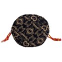 Modern Intricate Print Pattern Drawstring Bucket Bag View3