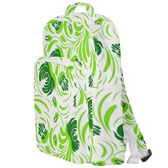 Green Leaves Double Compartment Backpack by Eskimos