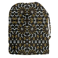 Modern Geometric Ornate Pattern Drawstring Pouch (3xl) by dflcprintsclothing
