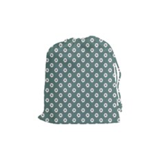 Fleurmarguerite Drawstring Pouch (medium) by kcreatif
