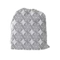 Patternformes1grise Drawstring Pouch (XL) View2