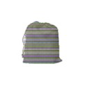 Line knitted pattern Drawstring Pouch (Small) View2