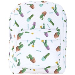Cacti In Pots Full Print Backpack by SychEva