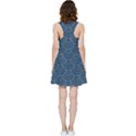 Blue sashiko plaid Inside Out Racerback Dress View2
