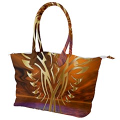 Pheonix Rising Canvas Shoulder Bag by icarusismartdesigns