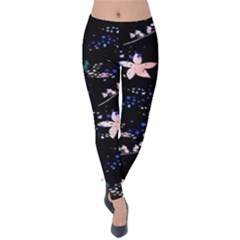 Sparkle Floral Velvet Leggings by Sparkle