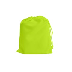 Arctic Lime Drawstring Pouch (medium) by FabChoice
