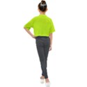 Arctic Lime Kids Mock Neck Tee View2