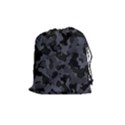 Camouflage Violet Drawstring Pouch (Medium) View1
