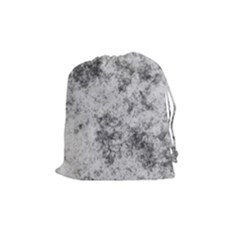Degrade Blanc/gris Drawstring Pouch (medium) by kcreatif