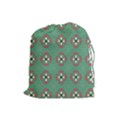 Mushrooms in the meadow. Drawstring Pouch (Large) View1