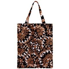 Modern Tribal Geometric Print Design Zipper Classic Tote Bag by dflcprintsclothing