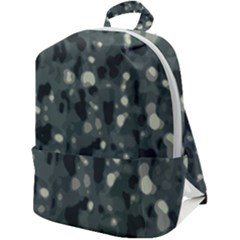 Abstract Texture Surface Print Zip Up Backpack by dflcprintsclothing
