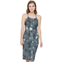 Abstract Texture Surface Print Bodycon Cross Back Summer Dress by dflcprintsclothing