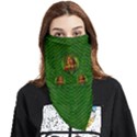 Lady Cartoon Love Her Tulips In Peace Face Covering Bandana (Triangle) View1