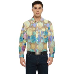Tiles Cbdoilprincess Eb49aa06-f1b9-412e-836d-30c28dd8f7d9 Men s Long Sleeve Pocket Shirt  by CBDOilPrincess1