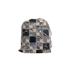 Tiles Cbdoilprincess Db646b3e-83c5-4712-9f61-f4c31fb30546 Drawstring Pouch (small) by CBDOilPrincess1