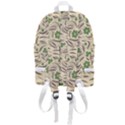 Folk floral pattern. Abstract flowers print. seamless pattern Zip Bottom Backpack View3