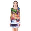 Pier Long Sleeve V-neck Flare Dress View1