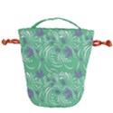 Folk floral pattern. Abstract flowers print. seamless pattern Drawstring Bucket Bag View2
