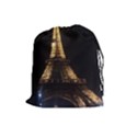 Tour Eiffel Paris Nuit Drawstring Pouch (Large) View1