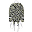 Linear Geometric Print Pattern Mosaic 2 Zip Bottom Backpack View3
