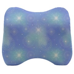 Heavenly Flowers Velour Head Support Cushion by SychEva