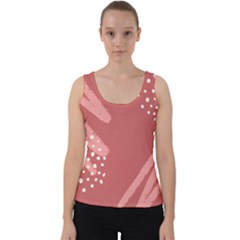 Terracota  Velvet Tank Top by Sobalvarro