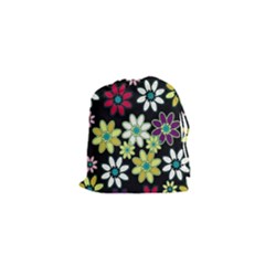 Flowerpower Drawstring Pouch (xs) by PollyParadise
