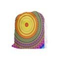 Neon Calliope Kaleidoscope Mandala Drawstring Pouch (Large) View1