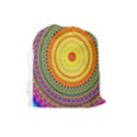Neon Calliope Kaleidoscope Mandala Drawstring Pouch (Large) View2