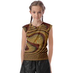 Golden Sands Kids  Raglan Cap Sleeve Tee by LW41021