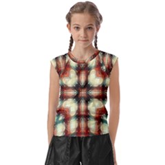 Royal Plaid  Kids  Raglan Cap Sleeve Tee by LW41021