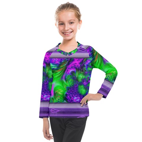 Feathery Winds Kids  Long Mesh Tee by LW41021