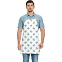 Black And White Sketchy Birds Motif Pattern Kitchen Apron View1