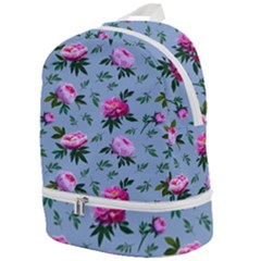 Delicate Peonies Zip Bottom Backpack by SychEva