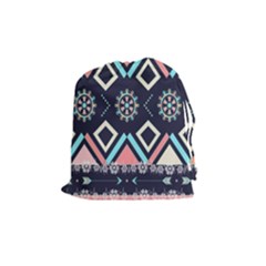 Gypsy-pattern Drawstring Pouch (medium) by PollyParadise
