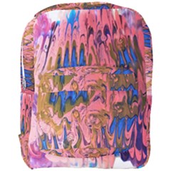 Painted Ornate, Marbling Art Full Print Backpack by kaleidomarblingart