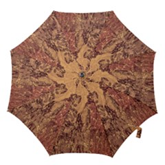 Abstract Cracked Texture Print Hook Handle Umbrellas (small) by dflcprintsclothing