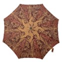 Abstract Cracked Texture Print Hook Handle Umbrellas (Small) View1