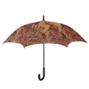 Abstract Cracked Texture Print Hook Handle Umbrellas (Small) View3