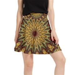 Woodwork Waistband Skirt by LW323
