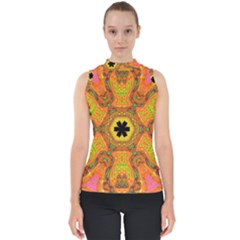 Sassafras Mock Neck Shell Top by LW323
