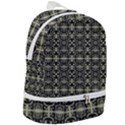 Geometric Textured Ethnic Pattern 1 Zip Bottom Backpack View2