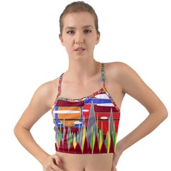 Forrest Sunset Mini Tank Bikini Top by LW323