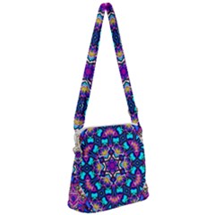 Lovely Dream Zipper Messenger Bag by LW323