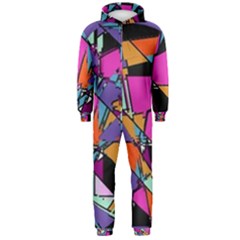 Abstract 2 Hooded Jumpsuit (men)  by LW323