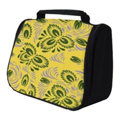 Folk Floral Pattern  Abstract Flowers Surface Design  Seamless Pattern Full Print Travel Pouch (small) by Eskimos