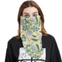 Folk floral pattern. Abstract flowers surface design. Seamless pattern Face Covering Bandana (Triangle) View1