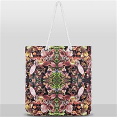 Shrubs Repeats Full Print Rope Handle Tote (large) by kaleidomarblingart